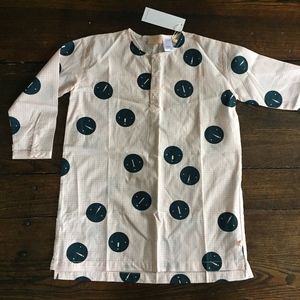 Tiny Cotton Faces Dress - 6Y
